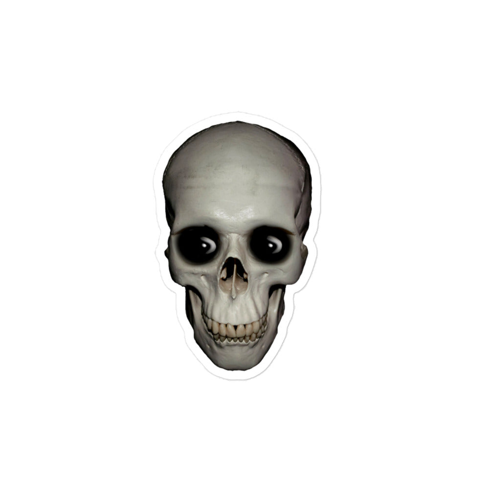 walking skull emoji